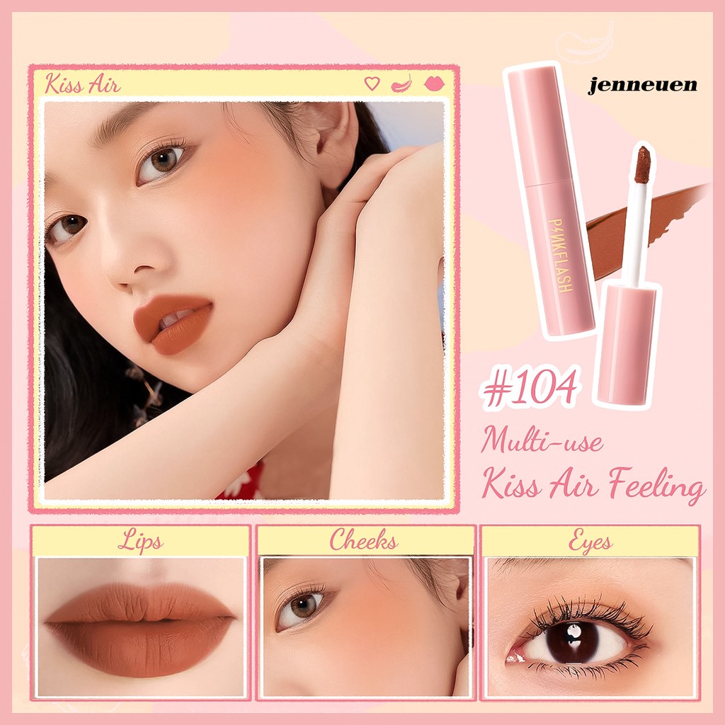 [Hàng mới về] Son môi dưỡng ẩm chống thấm nước lâu trôi trang điểm xinh xắn cho bạn nữ