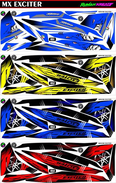 Decal Jupiter Mx 135 New 2012 2013 2014 2015 2016 / Mx New 135 / Variation Jupiter Mx