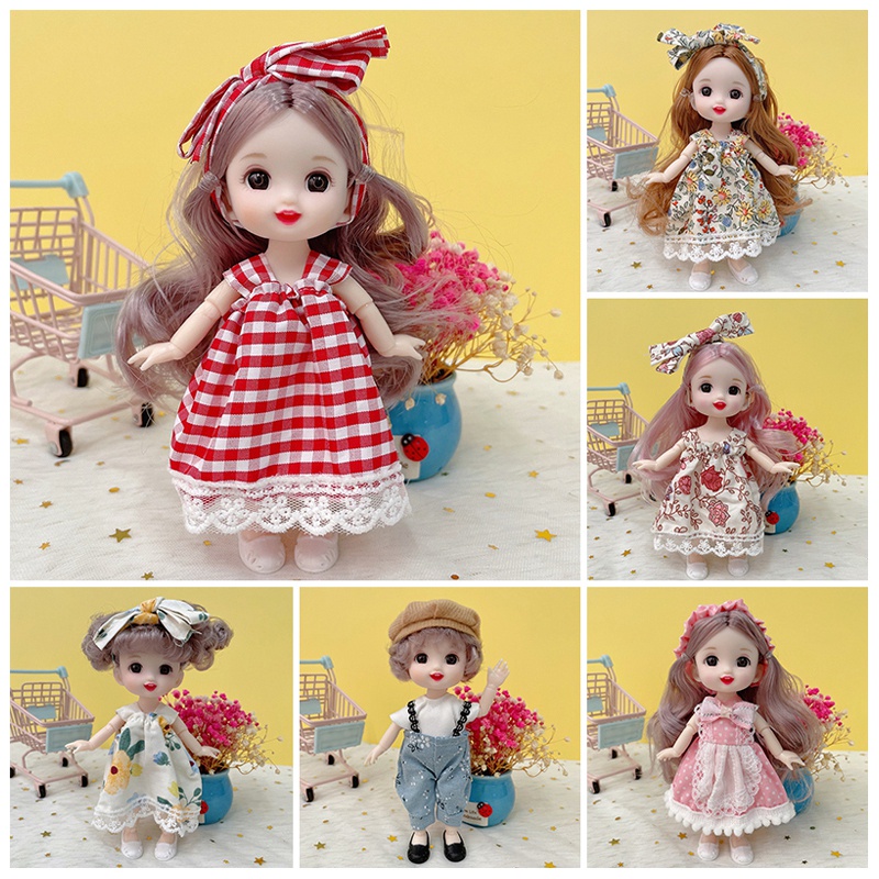 Bộ Đồ Chơi Búp Bê Blythe 17cm Xinh Xắn Cho Bé