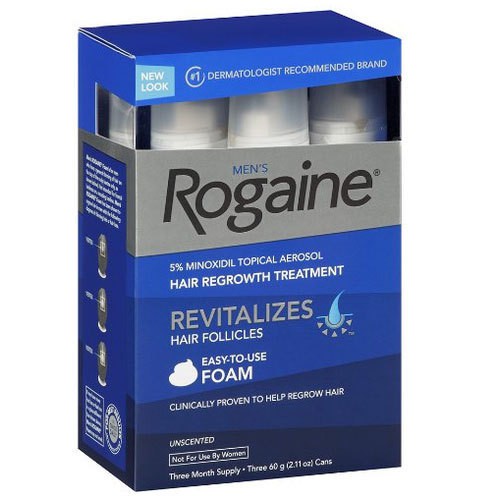 Thuốc Hỗ Trợ Mọc Râu Tóc Rogaine Minoxidil 5% Mens