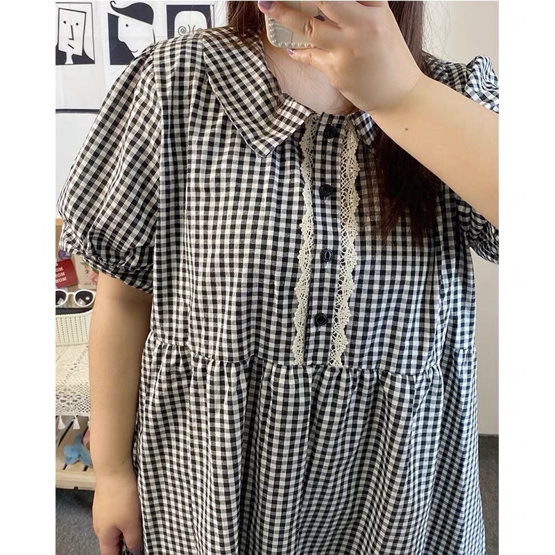 Đầm Bigsize Caro Baby Doll Dáng Dài