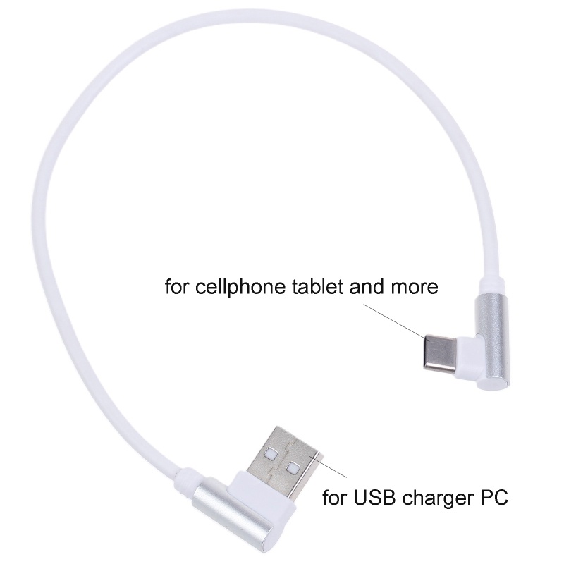 Cáp SạC Nhanh USB2 0 Sang 90 Độ Type C Cho ĐiệN ThoạI
