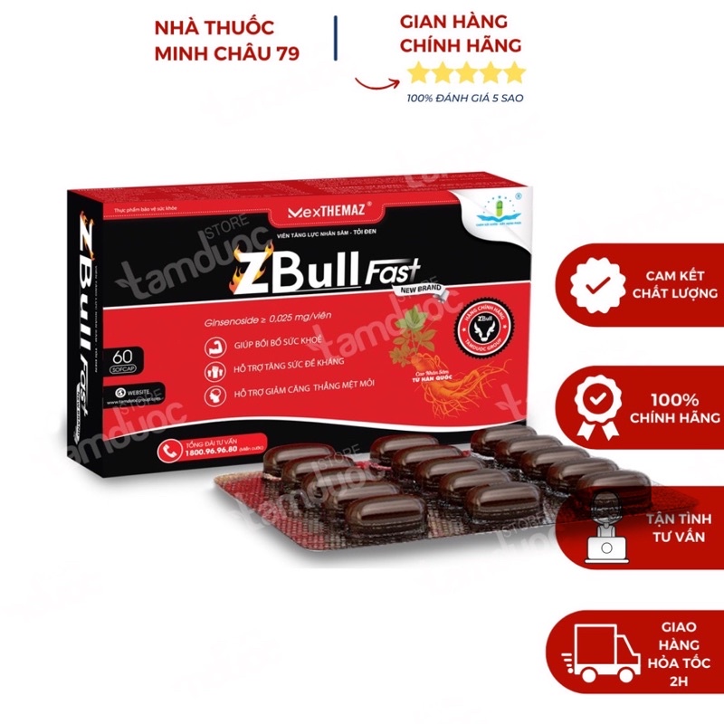 viên uống tăng cường sức khoẻ ZBULL phục hồi sức khoẻ sau ốm