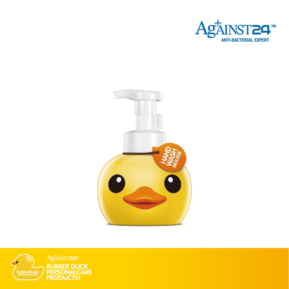 Bọt rửa tay kháng khuẩn Rubber Duck 400ml-AGAINST24 | BigBuy360 - bigbuy360.vn
