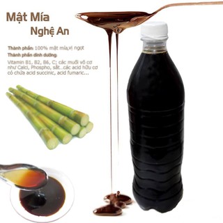 Mật Mía Nghệ An Nguyên Chất Chai 1 Lít giá 45 nghìn