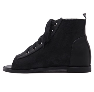 Giày boots hở mũi cột dây -400k