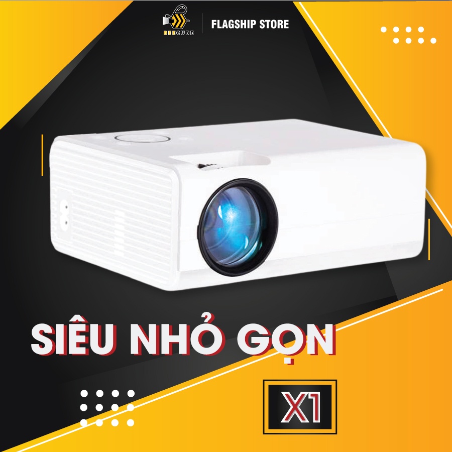 [Mã BMBAU300 giảm 7% đơn 499K] Máy Chiếu Phim Mini Beecube X1 Độ Phân Giải HD- Bảo Hành Chính Hãng 12 Tháng