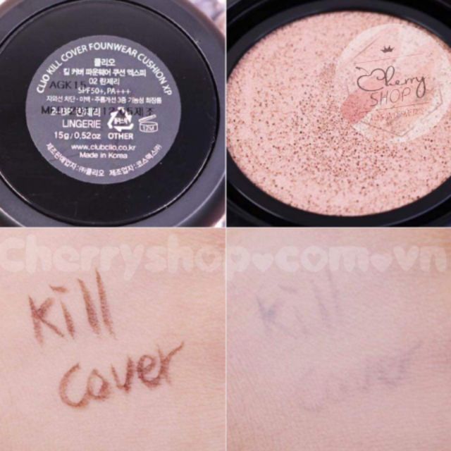 💥🍒Phấn Nước CLIO Kill Cover Founwear Cushion XP SPF50+ PA+++ ( kèm 1 lõi ) | BigBuy360 - bigbuy360.vn