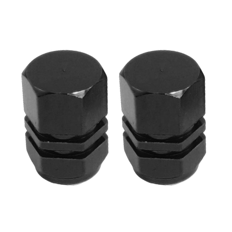 Bộ 4 Nắp Kim Loại Hình Lục Giác Bảo Vệ Lốp Xe Hơi