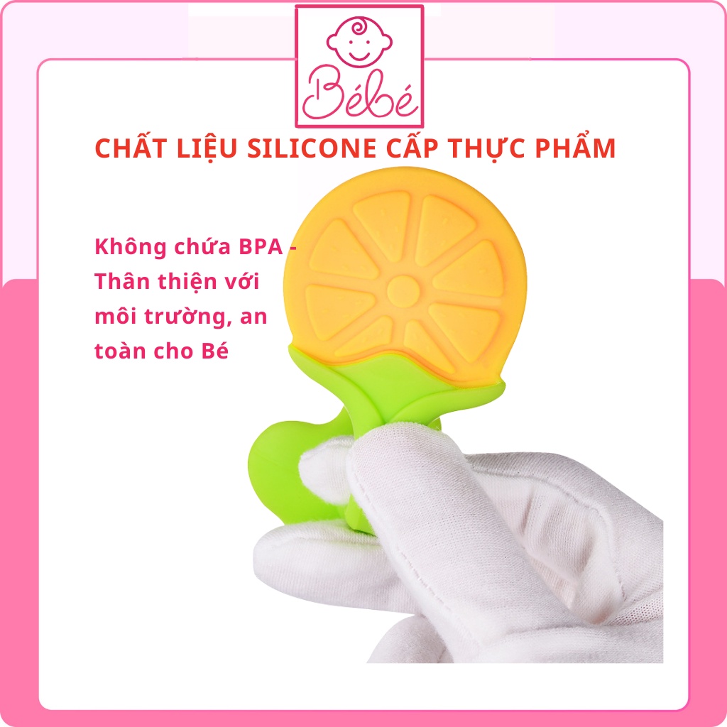 Gặm nướu cho bé silicone giảm đau ngứa khi mọc răng