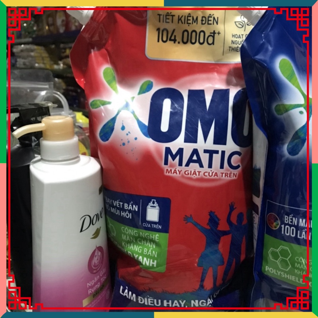 Túi Nước Giặt OMO tinh chất dầu Thơm/ chắc bền 3.6kg