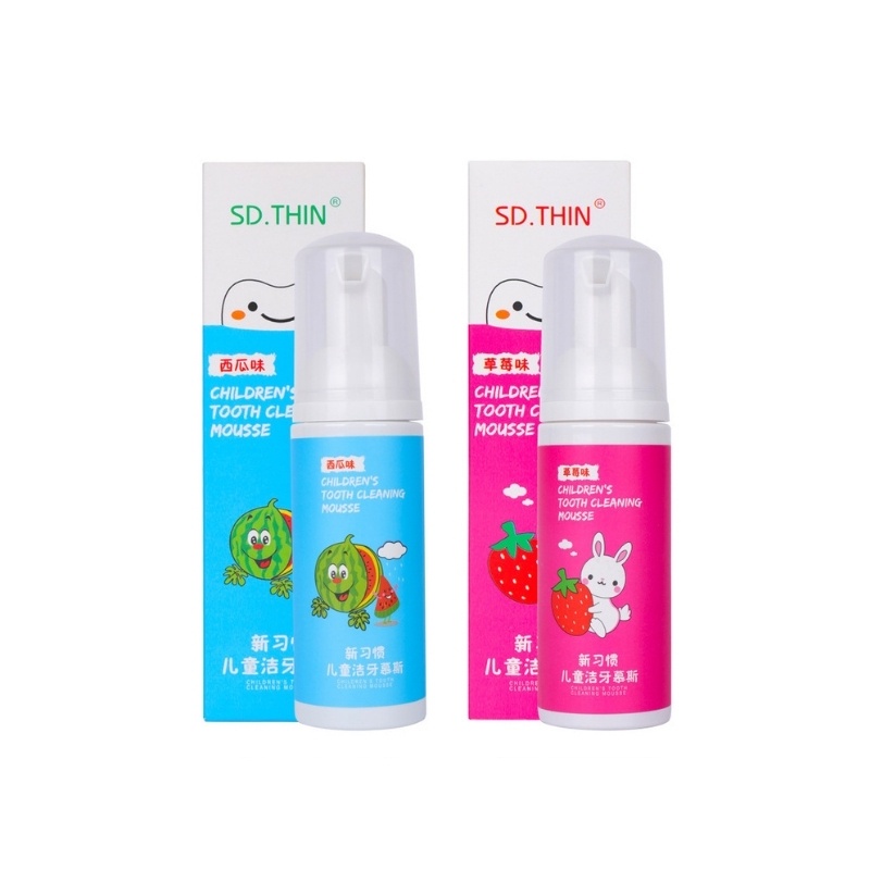 Kem đánh răng tạo bọt hương trái cây cho bé