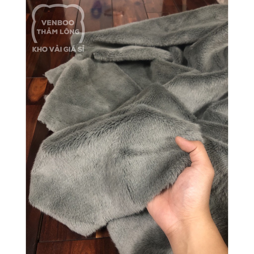 🌟Thảm Lông Trang Trí Decor Nội Thất | Xám ToToRo Cao Cấp | Siêu Hot 2021 | BigBuy360 - bigbuy360.vn