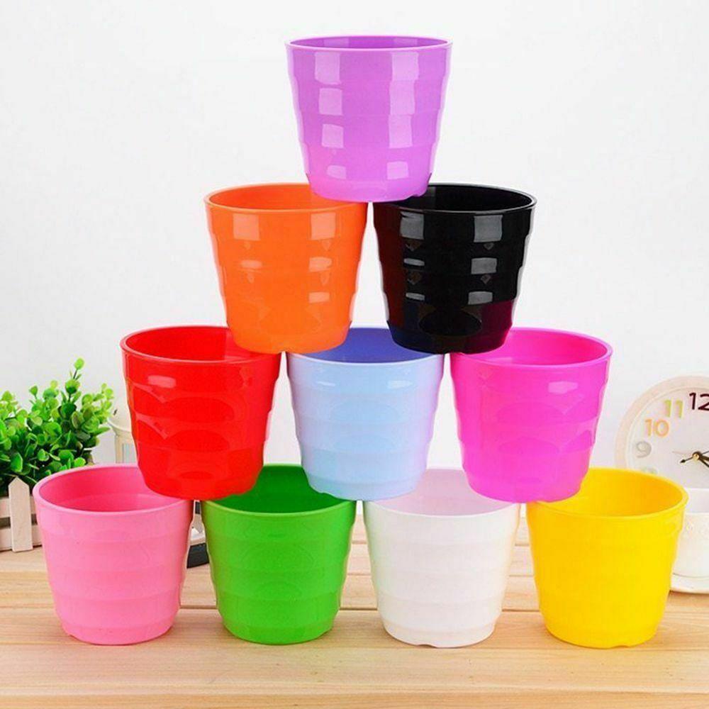 Chậu Hoa Mini Bằng Nhựa Trang Trí Bàn Làm Việc