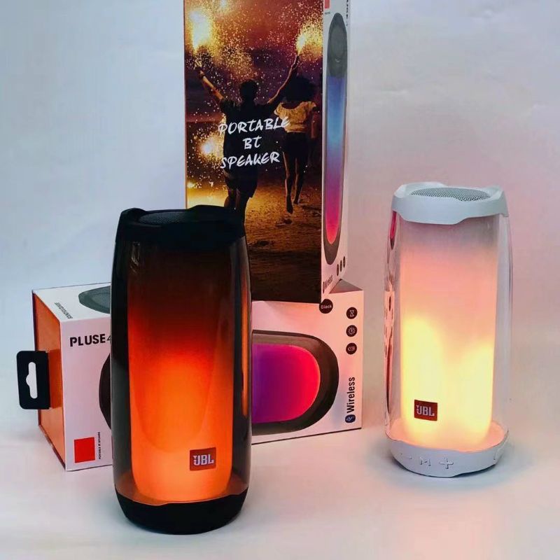 Loa Bluetooth Led cầu vồng, đèn Led Theo Âm Nhạc, Âm Thanh Sống Động, Pin tốt Thiết Kế Mới