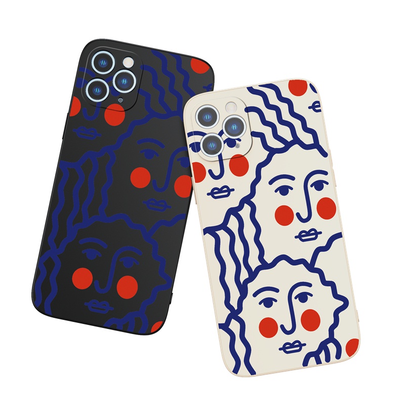 Ốp lưng iphone Ốp điện thoại Suntaiho cho iPhone 13 12 11 Pro Max X XR Xs Max 7 8 Plus 12mini 13mini silicon họa tiết ảnh trừu tượng