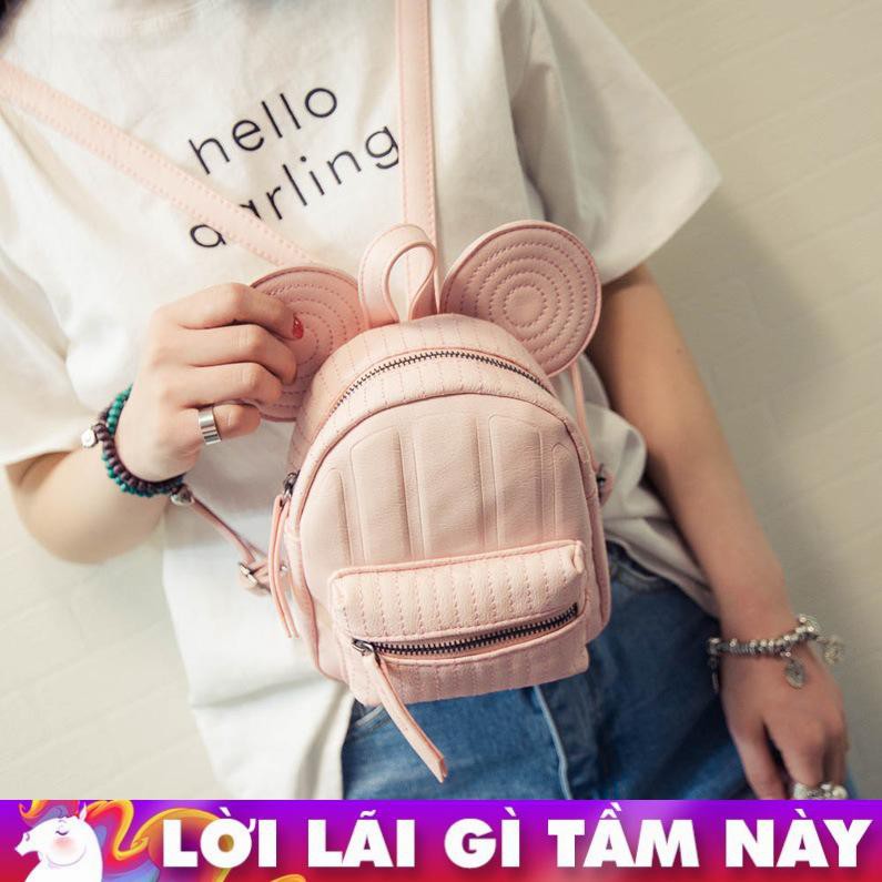 Balo Mini Tai Chuột Da Mềm Mại Xinh Xắn 357