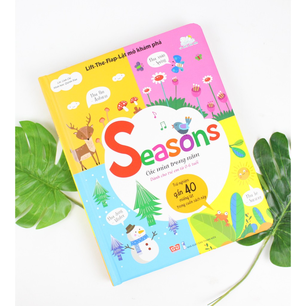 Sách tương tác - Lift-The-Flap-Lật mở khám phá - Seasons - Các mùa trong năm