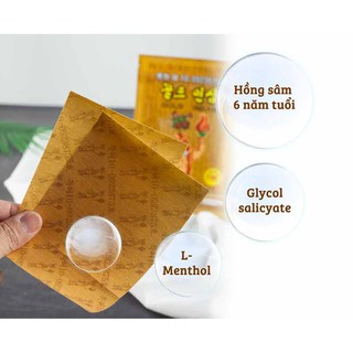 Cao dán hồng sâm Hàn Quốc