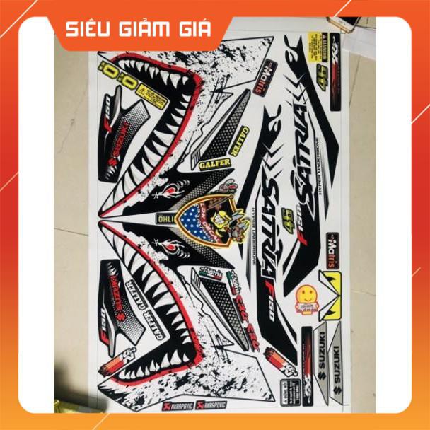 Tem rời Satria Fi mẫu Cá mập