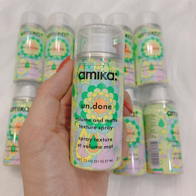 Xịt làm phồng và giữ nếp tóc Amika