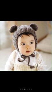 MŨ TAI GẤU CHO BÉ 60k
