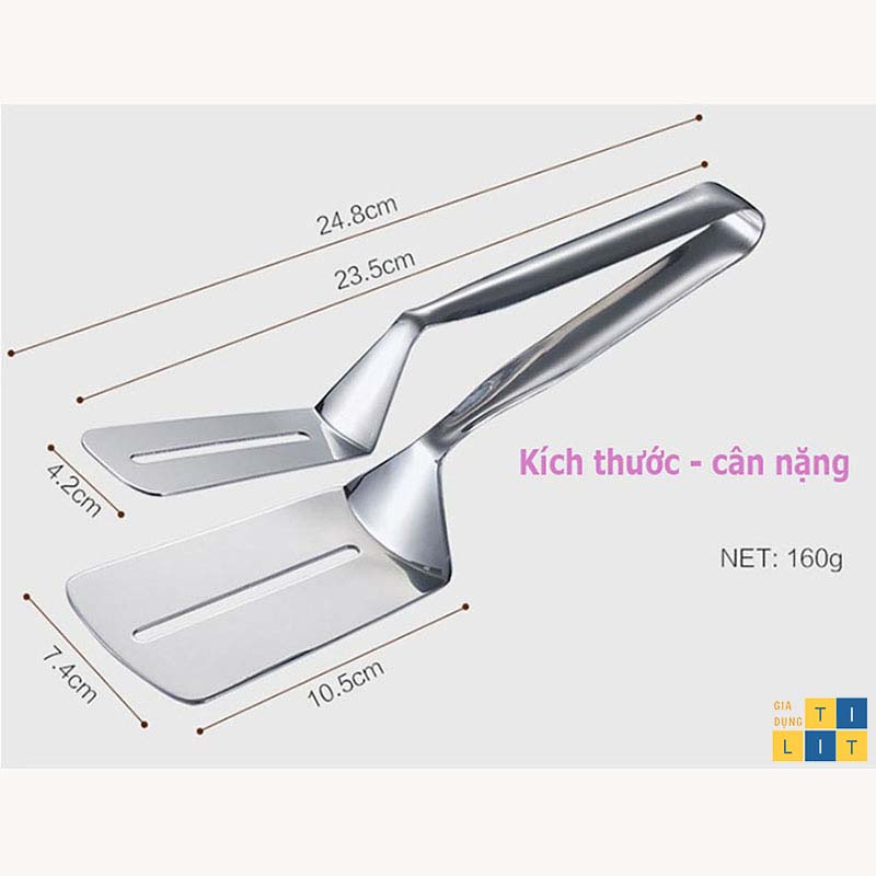 KẸP INOX GẮP THỨC ĂN TIỆN LỢI [ KẸP THỨC ĂN]