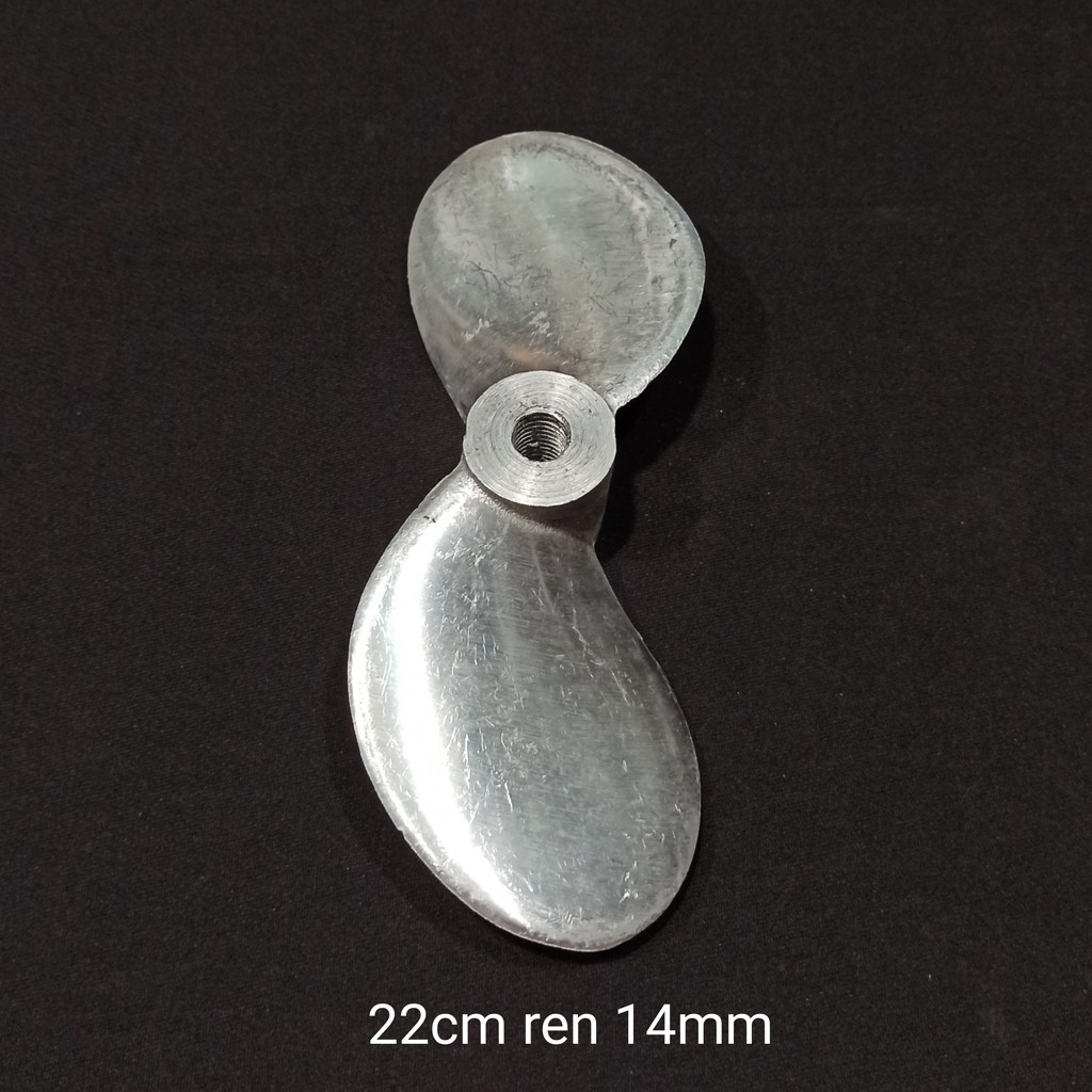 Chân Vịt 2 Cánh 22cm, 24cm Ren 14mm, 16mm