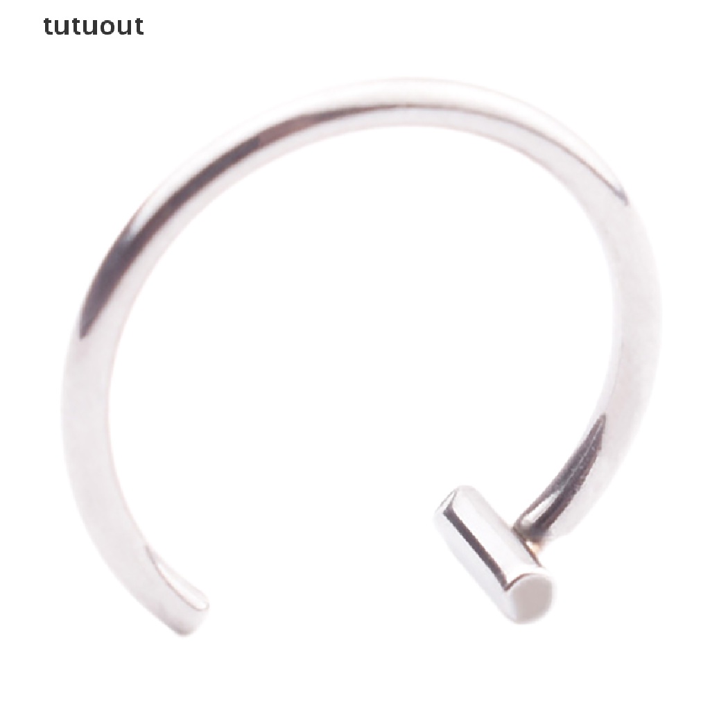 tutuout Women Lips Rings Nose Ring Piercing Clip mouth Ring Fake Piercing Body Clip Hoop TU