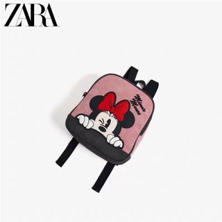 Balo zara mickey hồng