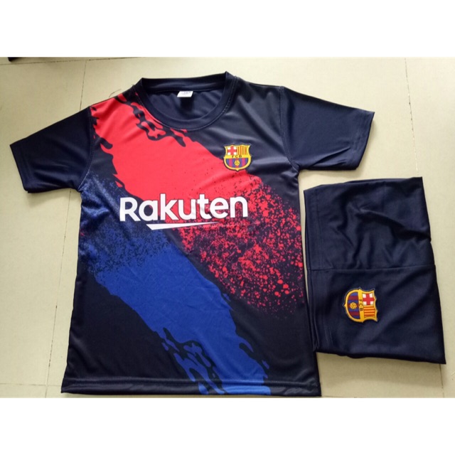 Đồ đá banh Barca dương trẻ em 2019/2020