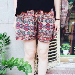 Combo 03 quần SHORT lanh thổ cẩm