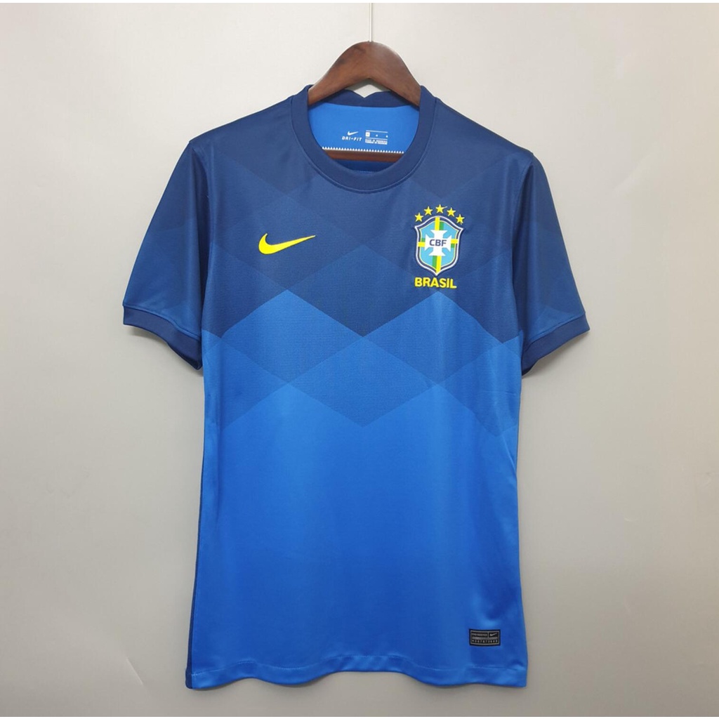 Áo Thun Đá Banh Màu Đen Số 22/23 2022 Kiểu Brazil Cá Tính