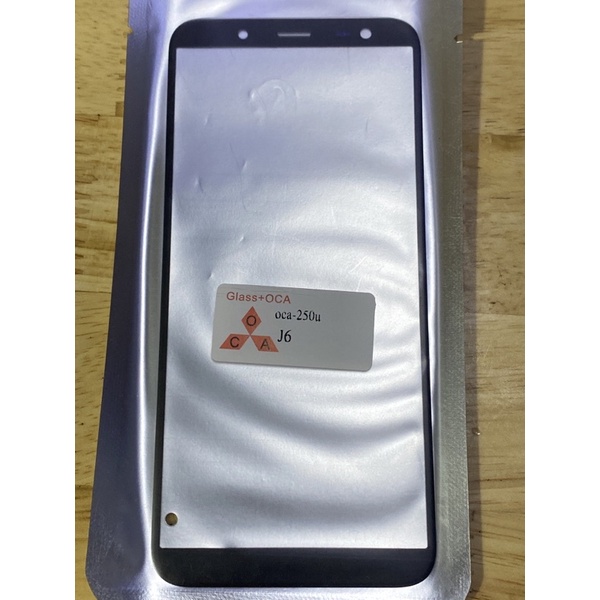 kính ép oca sam sung j6/a6 xịn dùng chung