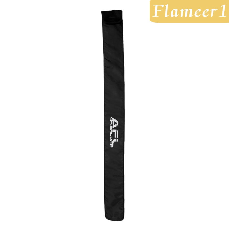 Túi Đựng Cần Câu Cá Bằng Vải Canvas Màu Đen Có Thể Tháo Rời [Flameameer1]