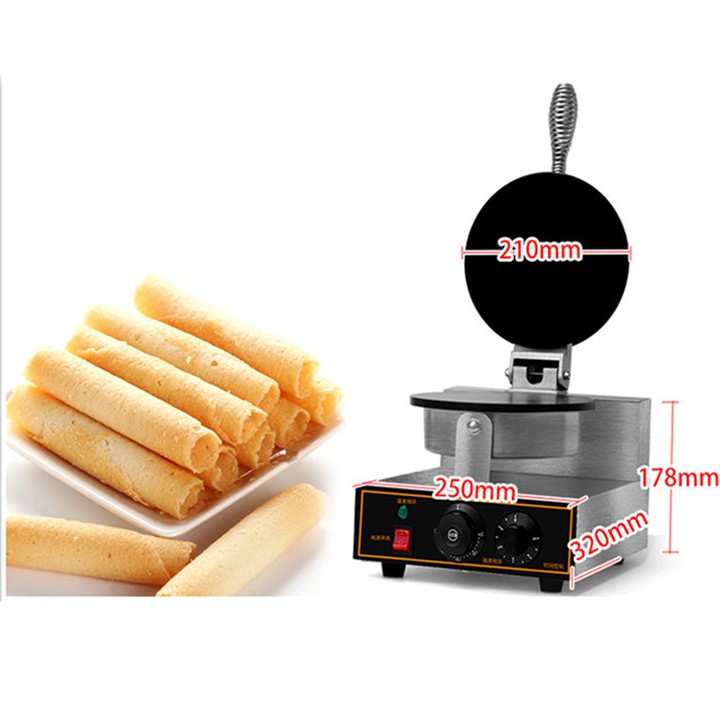 Máy Làm Bánh Kếp, Làm Bánh Ốc Quế, Bánh Tráng 2 Mặt Trơn, Trứng Gà Non, Bánh Waffle Công Nghiệp