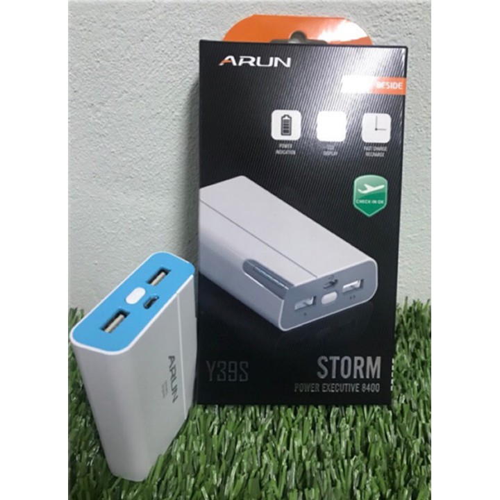 Sạc dự phòng 8400mAh 2 cổng USB sạc nhanh - Y39S