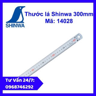 Thước lá shinwa nhật 300mm 14028