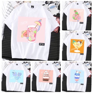 (Tặng ảnh BTS) Áo BTS BT21 party