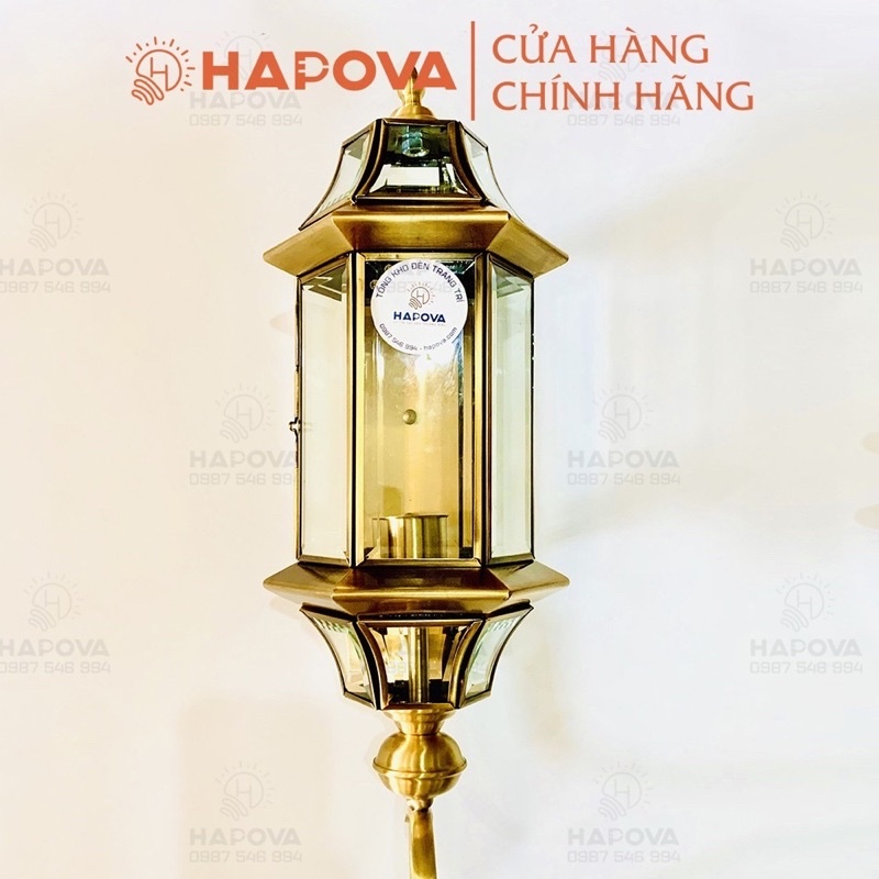 Đèn gắn tường, đèn tường cao cấp bằng ĐỒNG HAPOVA ZANE 1001