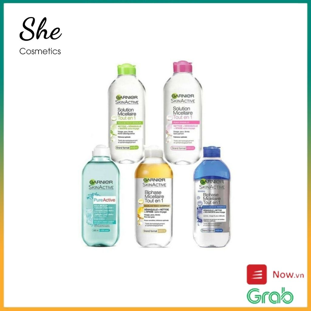 Nước tẩy trang, Tẩy trang Garnier 400ml | HÀNG CHÍNH HÃNG| | BigBuy360 - bigbuy360.vn