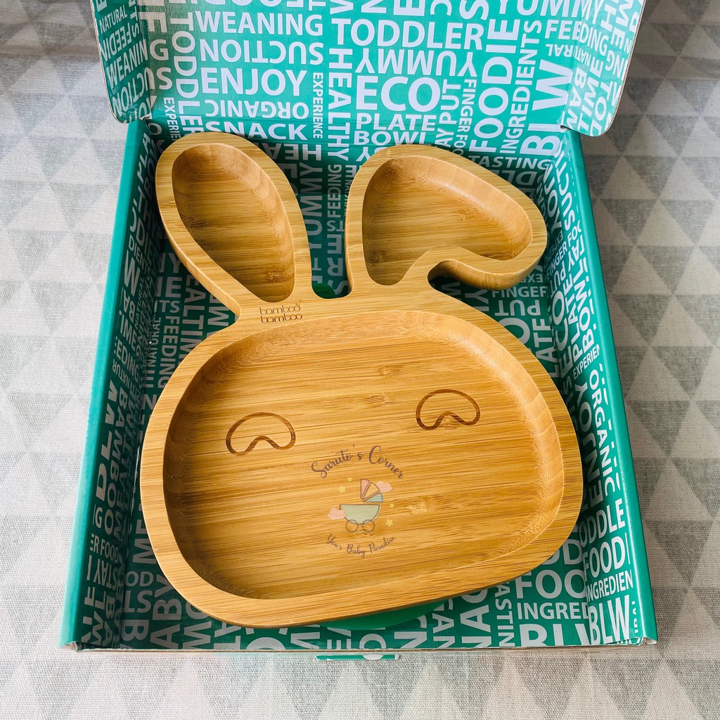 Bộ khay ăn dặm bằng tre Bamboo Bamboo UK