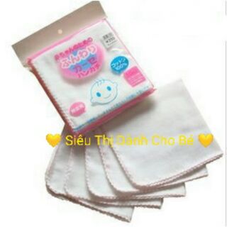 Sét 10 khăn sữa xuất nhật trắng cho bé