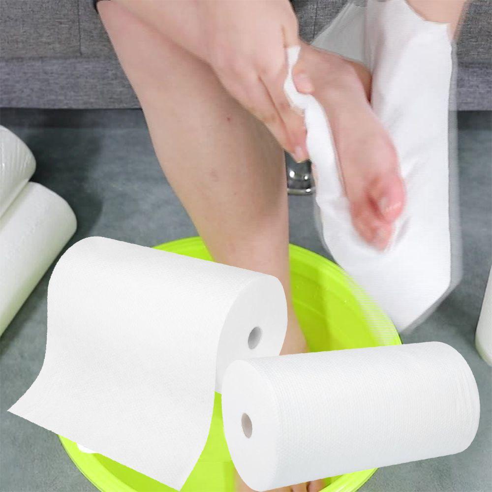 FAY Set 50 / 100 Khăn Giấy Cotton Không Dệt Dùng Để Lau Chùi Chân