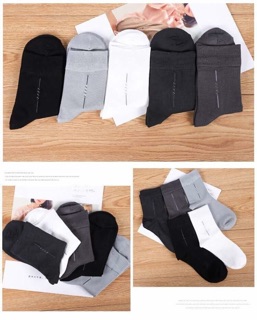 COMBO 5 ĐÔI TẤT NAM SỢI TRE CAO CỔ