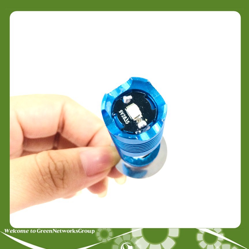 Đèn pha led 2 chân M5 M11G dành cho xe máy( ánh sáng trắng xanh)