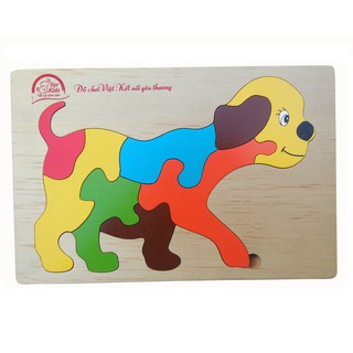 Tranh ghép chó 16x24cm Viettoys VT3P-0087-3