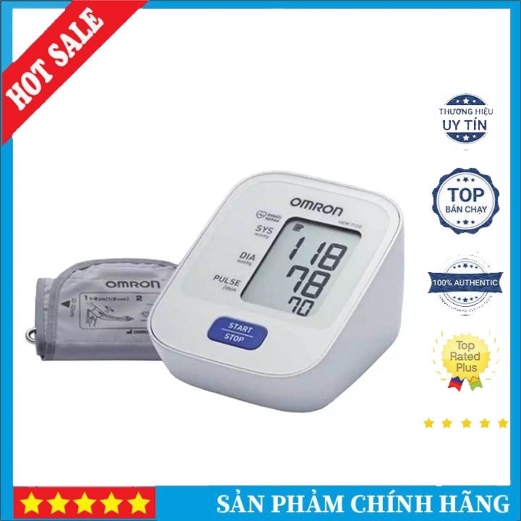 Máy Đo Huyết Áp Bắp Tay Omron Hem 7120 Công Nghệ Intellisense Nhật Bản