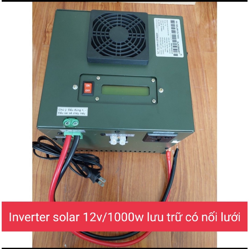 INVERTER SOLAR HIOKI 12V/1000W LƯU TRỮ CÓ NỐI LƯỚI