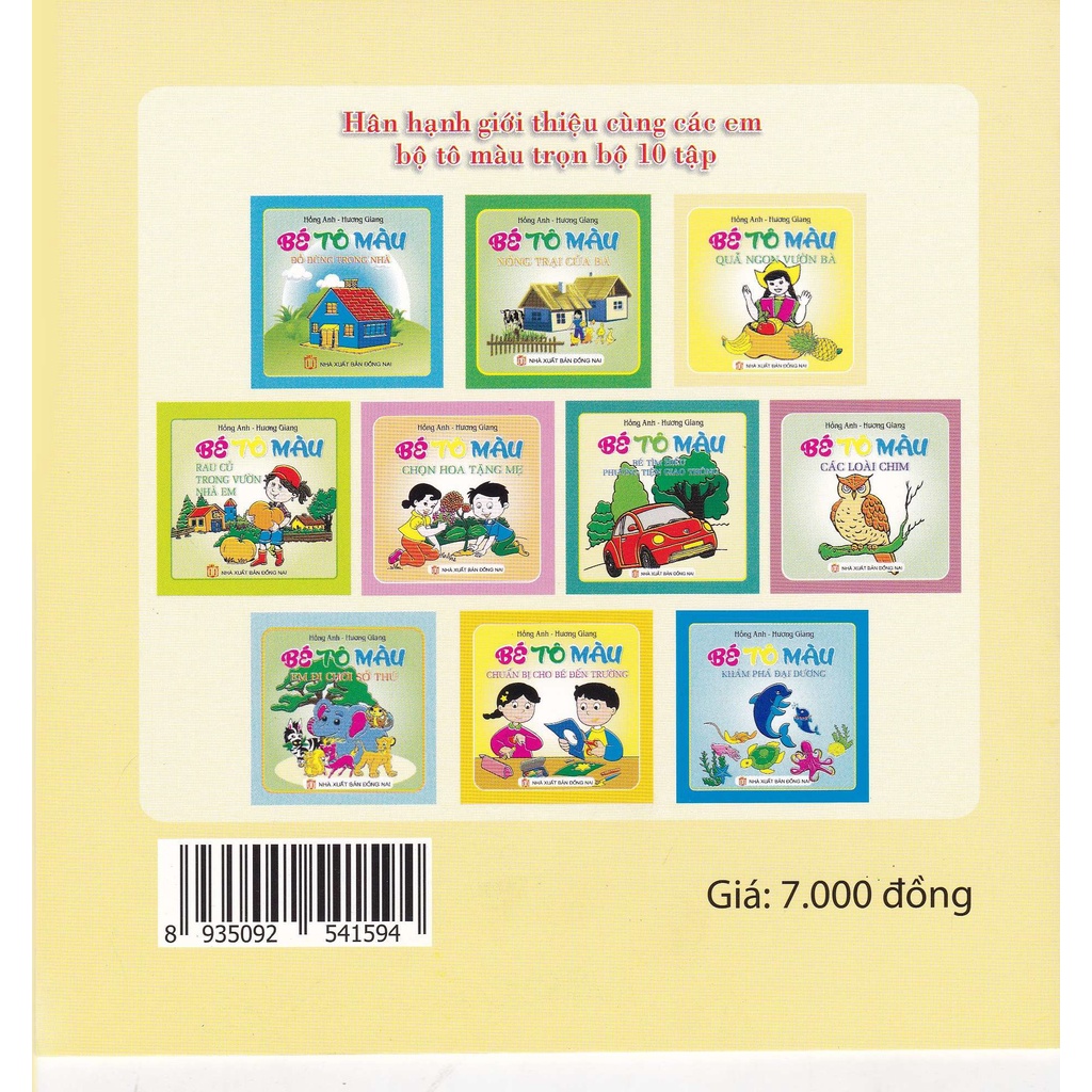 Sách Bé Tô Màu Quả Ngon Vườn Bà
